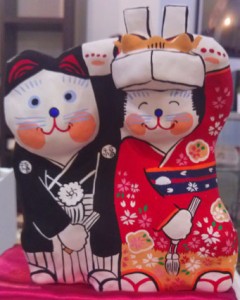 張子の招き猫　結婚