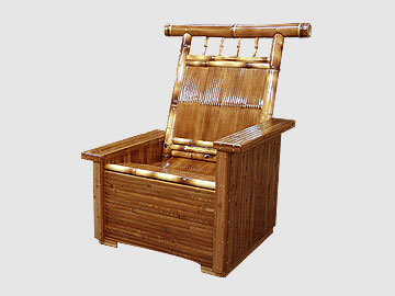 竹の健康家具　健康椅子　【梅里竹芸】商品写真