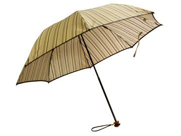 折りたたみ　ポリエステル紬風晴雨兼用傘（紫色）　親骨50cm　8本商品写真