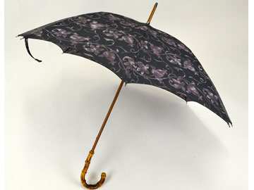 ほぐしジャガード晴雨兼用傘(グレー)　親骨55cm　8本商品写真