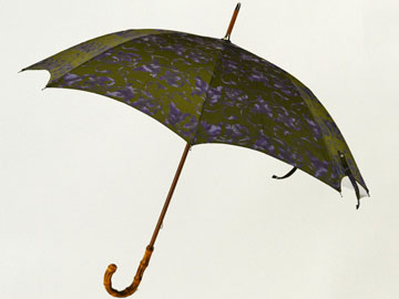 ほぐしジャガード晴雨兼用傘(グリーン)　親骨55cm　8本商品写真